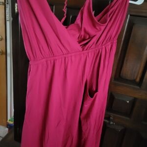 One shoulder long dress